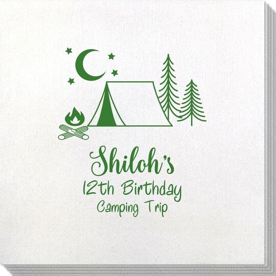 Camping Under The Stars Bamboo Luxe Napkins